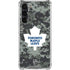 NHL Toronto Maple Leafs Camo Galaxy S24 FE Clear Case